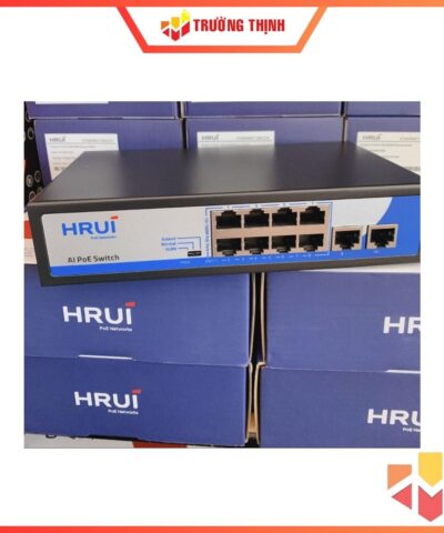 Switch POE Gigabit Hrui 8 Port HR900-AF-82N 100Mbps