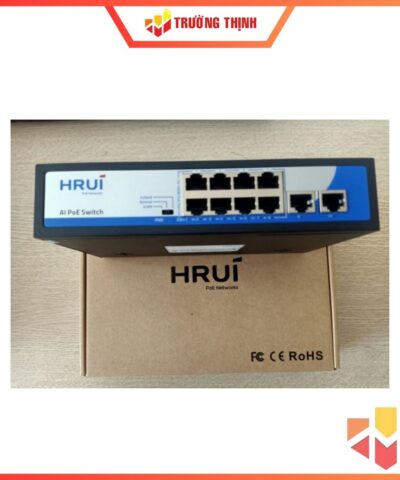 Switch POE Gigabit Hrui 8 Port HR900-AF-82N 100Mbps