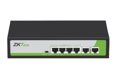 Switch POE 4-Port 10/100Mbps ZKTeco PE042-55-C