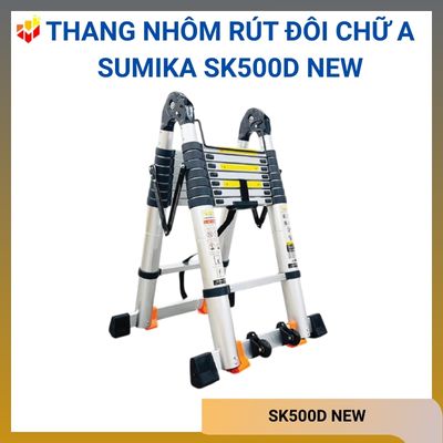 Thang nhôm rút đôi chữ A Sumika SK500D NEW