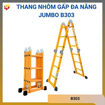 Thang nhôm gấp đa năng Jumbo B303