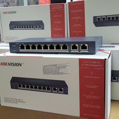 Switch mạng 8 cổng PoE HIKVISION DS-3E0310P-E/M