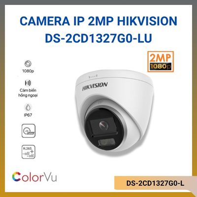 Camera Dome IP 2MP ColorVu HIKVISION DS-2CD1327G0-L