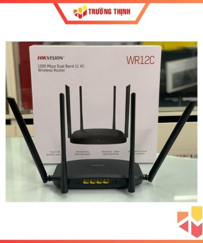 Router wifi AC1200 Hikvision DS-3WR12C Wireless Router Chính Hãng