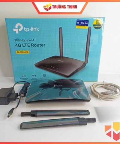 Router Wifi 4G Lite chuẩn N 300 Mbps TP-Link TL-MR6400 không dây