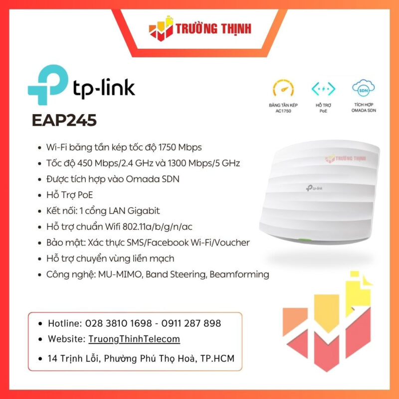 Bộ phát wifi TPlink EAP245
