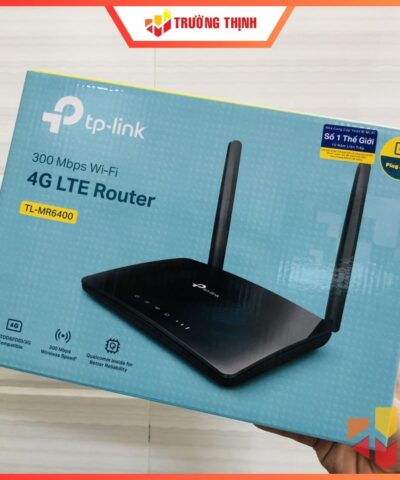 Router Wifi 4G Lite chuẩn N 300 Mbps TP-Link TL-MR6400 không dây
