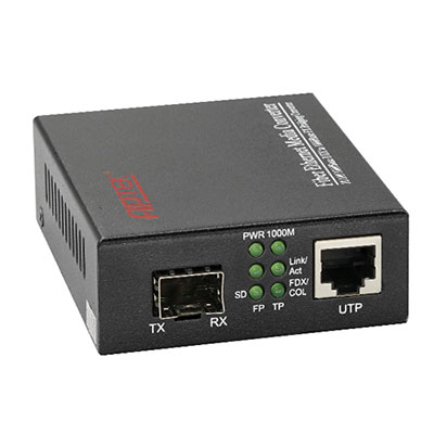Chuyển đổi quang điện Media Converter APTEK AP110-S-PoE