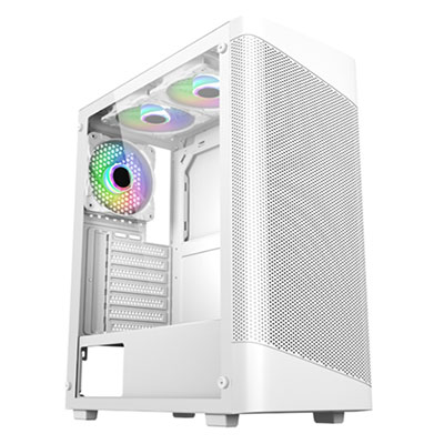VỎ CASE MÁY TÍNH MAGIC GM-02 WHITE SẴN 3 FAN
