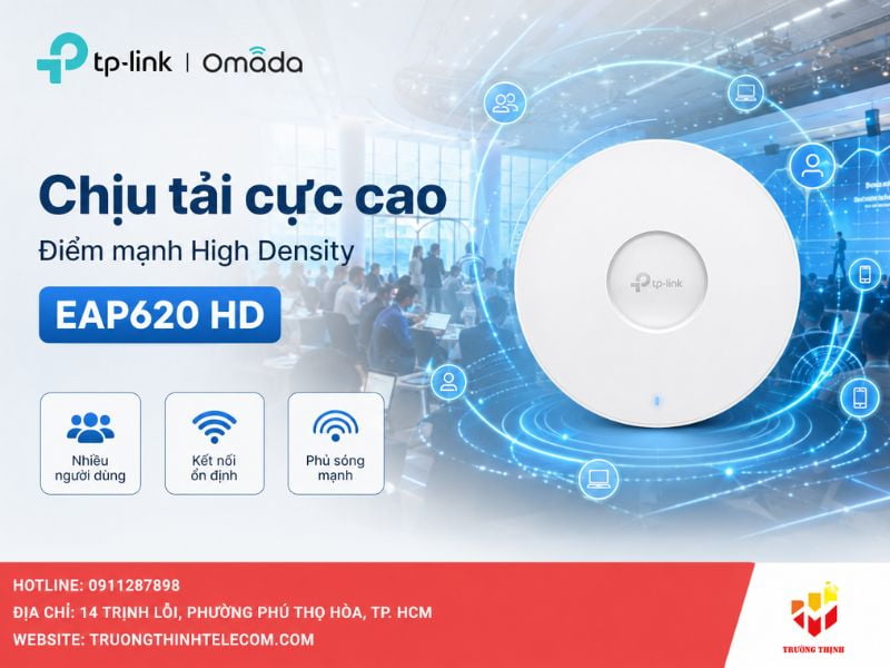 EAP620 HD với khả năng chịu tải cực cao điểm mạnh của dòng High Density