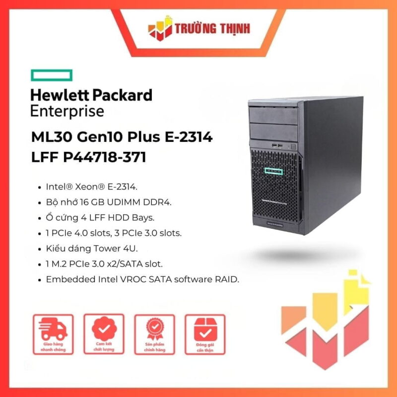 Máy Chủ Server HPE ProLiant ML30 Gen10 Plus P44718-371