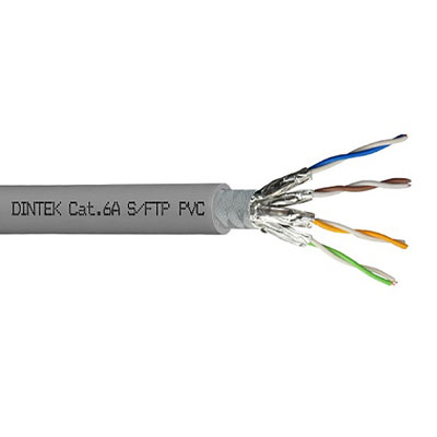 Cáp mạng Dintek CAT.6A S/FTP (1105-06027, 305 mét/cuộn)