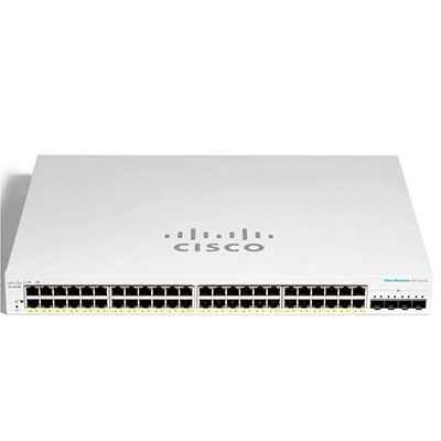 Switch PoE Cisco CBS220-48FP-4X-EU