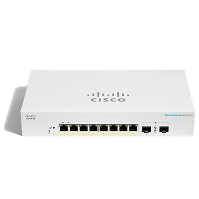Switch PoE Cisco CBS220-8FP-E-2G-EU
