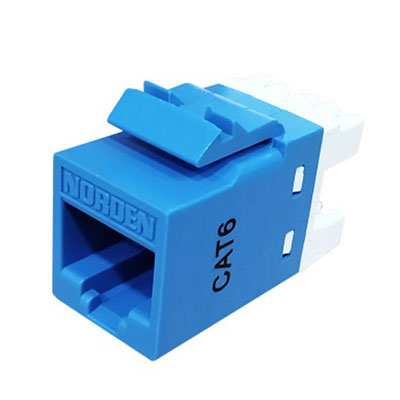 Modular jack Norden Cat6 UTP 122-33P180BL