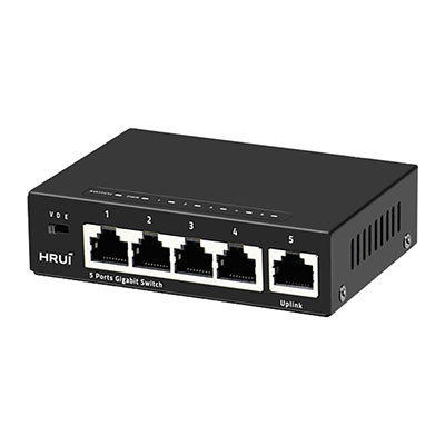 Switch POE Hrui 5 Port HR-SWG0050