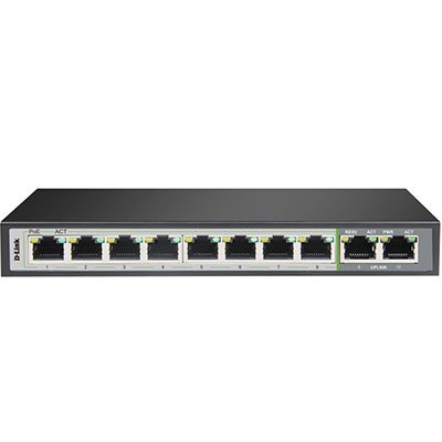 Switch PoE D-Link DGS-F1010P