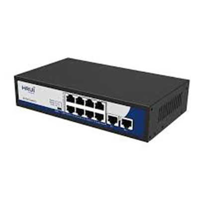 Switch POE Hrui 8 Port HR900-AF-82GN