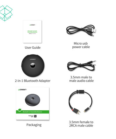 Bộ thu phát Bluetooth 4.2 Ugreen 40762