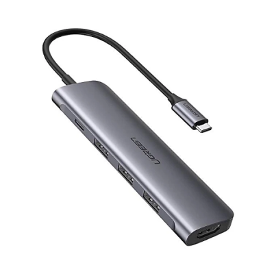 Bộ  chuyển Ugreen 50209 USB-C sang HDMI + 3 cổng USB3.0