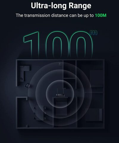 Bộ nhận và phát Bluetooth 5.0 aptX 100M hỗ trợ cổng 3.5mm, Optical Ugreen 20140