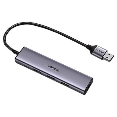 Bộ chia Ugreen 20805 USB 3.0 Type-A ra 4 cổng USB 3.0 (hỗ trợ nguồn Type-C)