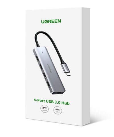Bộ chuyển Ugreen 15395 USB-C sang USB-A 3.0*2+USB-C 3.0*2 4K60Hz