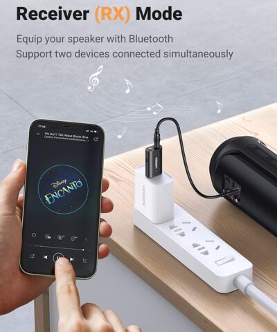 Bộ thu/ phát Bluetooth 5.1 UGREEN 60300 – 2 chế độ TX và RX