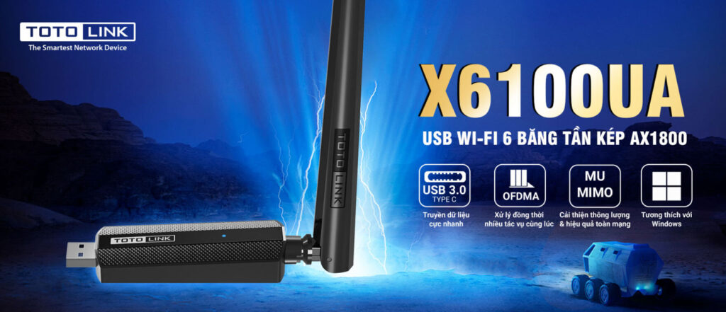 Card mạng USB không dây Totolink X6100UA