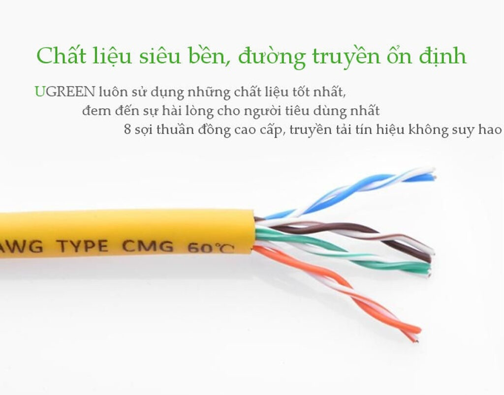 Cáp Mạng Đúc Sẵn Cat5e 1M Ugreen 11230