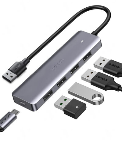 Bộ chia Ugreen 50985 USB-C ra 4 cổng USB 3.0