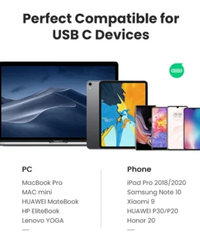 Đầu đọc thẻ Ugreen 60724 SD/TF 4.0 USB Type-C