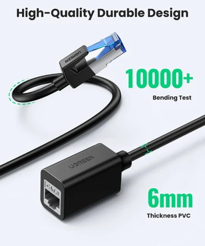 Cáp nối dài mạng LAN CAT 8 dài 0.5m Ugreen 40497