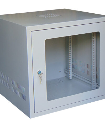 Tủ rack 10U-D600 treo tường (cửa mica)