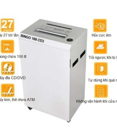 Máy hủy giấy BINGO 168 – CD3