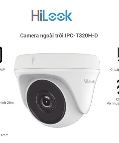 Camera IP 2MP Hilook IPC-T320H-D (non POE)