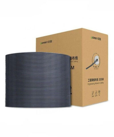 Cáp mạng CAT5E U/UTP cuộn dài 305m 8P8C 24AWG 350MHz Ugreen 60547