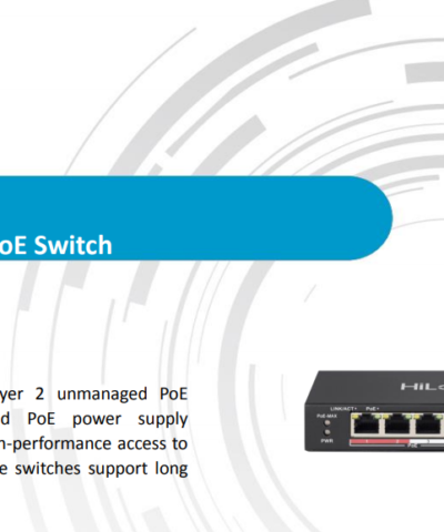 Switch PoE 4 Port HiLook NS-0106P-35
