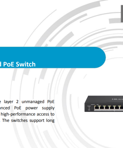 Switch PoE 8 Port HiLook NS-0310P-60