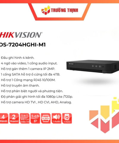 Đầu ghi DVR Hikvision DS-7204HGHI-M1