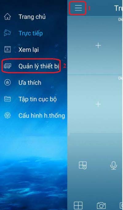 Chọn quản lý thiết bị Chọn quản lý thiết bị