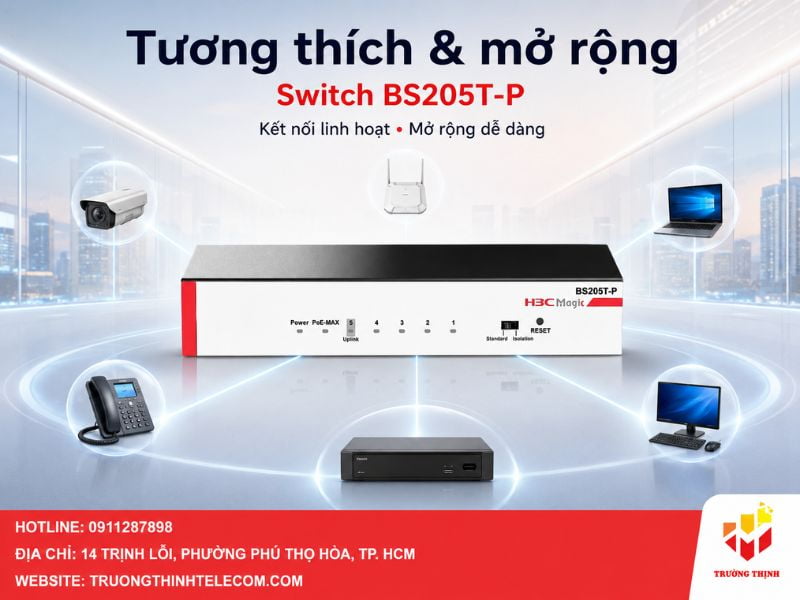 Khả năng tương thích và mở rộng của Switch