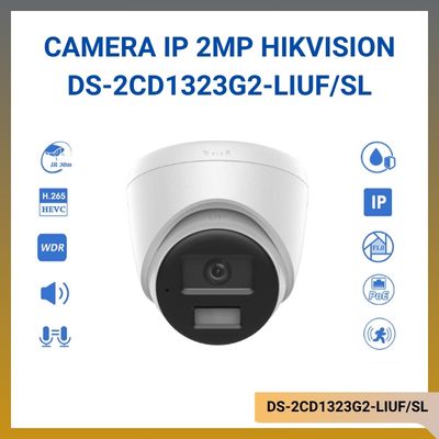 Camera Dome IP 2MP Hikvision DS-2CD1323G2-LIUF/SL giá tốt