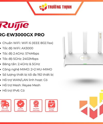 Router Wi-Fi 6 Ruijie RG-EW3000GX PRO Dual-band Gigabit