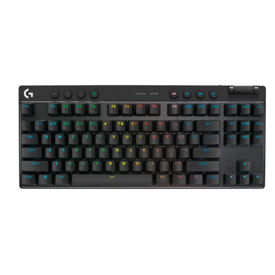 KEYBOARD LOGITECH G PRO X TKL LIGHTSPEED TACTILE GAMING (Black/ White)