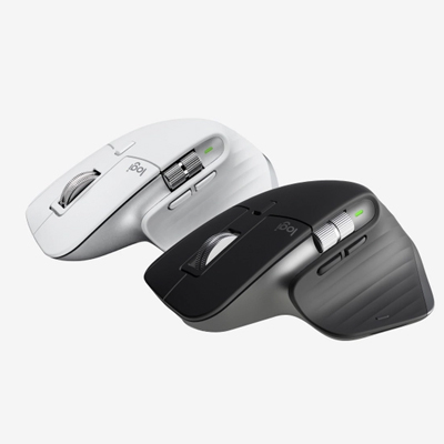Chuột Không Dây Logitech MX Master 3S WIRELESS/BLUETOOTH (GRAPHITE, PALE GREY)