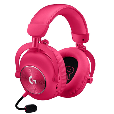 HEADSET LOGITECH PRO X 2 LIGHTSPEED WIRELESS/BLUETOOTH RGB GAMING (BLACK/WHITE/MAGENTA)