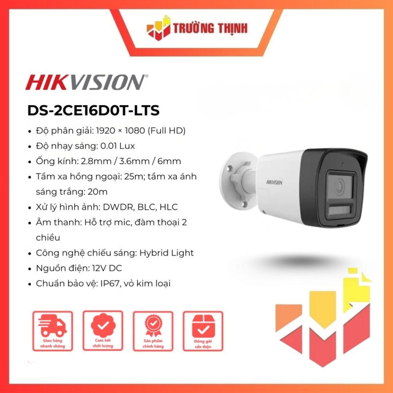 Đầu ghi DVR Hikvision DS-2CE16D0T-LTS