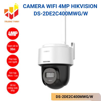 Camera Wifi 4MP Hikvision DS-2DE2C400MWG/W