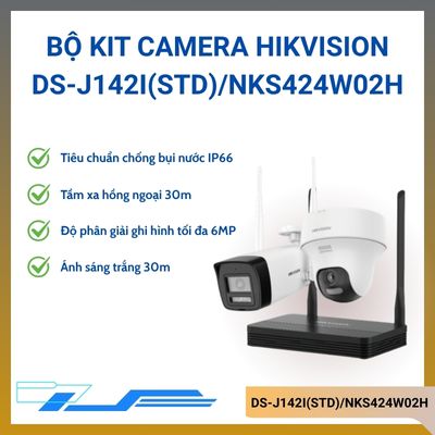 Bộ Kit camera Wifi 4MP HIKVISION DS-J142I(STD)/NKS424W02H
